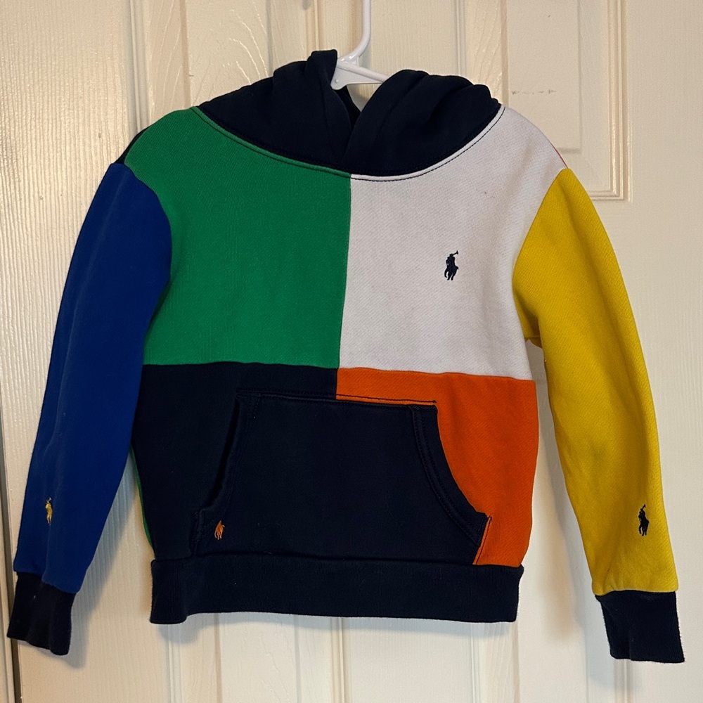 Polo by Ralph Lauren Kids Multicolor Patchwork Hoodie